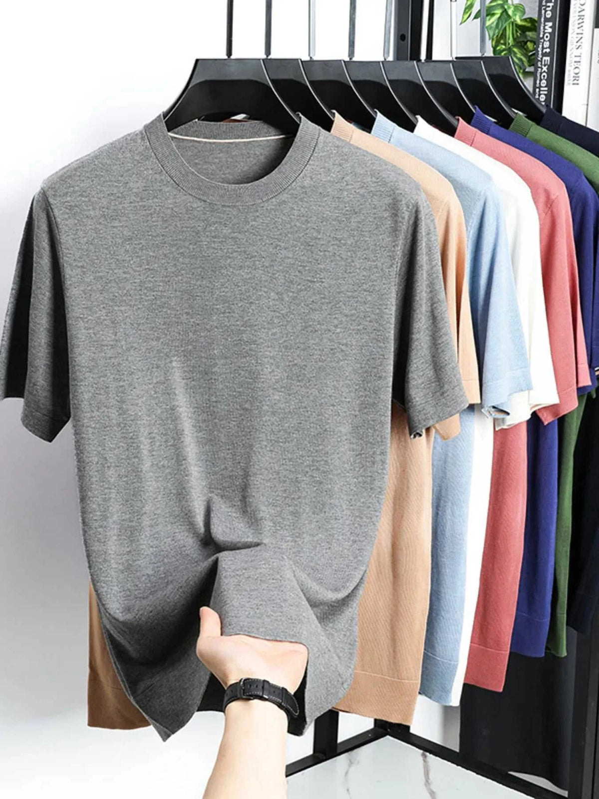 Men's Plus Size Short Sleeve Crew Neck T-Shirt 100400720277542 78 Affordable Fashion Under $100 Jerry's Apparel 