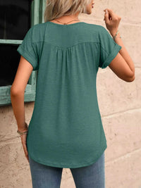 Casual Button Detail Henley T-Shirt 100100202602054 28 Affordable Fashion Under $100 Jerry's Apparel 