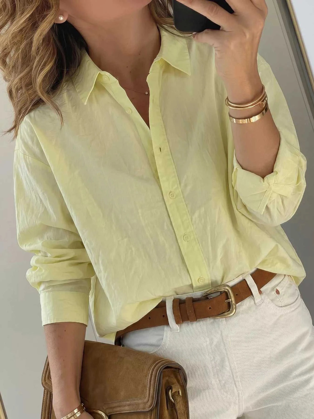 Button Up Long Sleeve Shirt 100100584199765 43 Affordable Fashion Under $100 Jerry's Apparel 