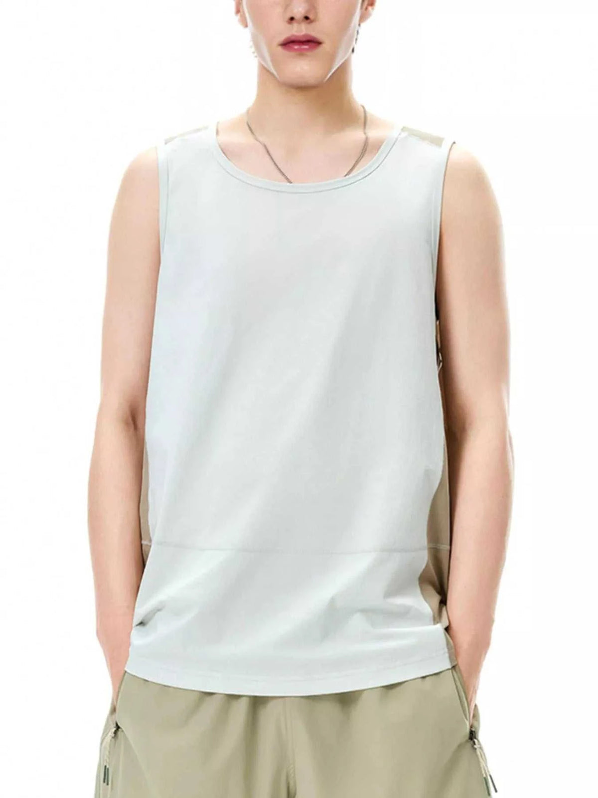 Men's Color Block Round Neck Tank 100400253160101 76 Affordable Fashion Under $100 Jerry's Apparel 