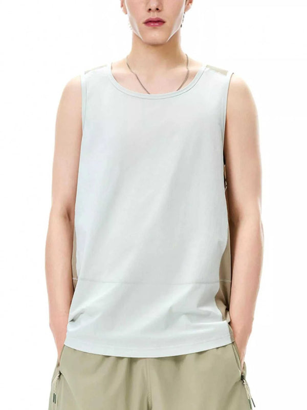Men's Color Block Round Neck Tank 100400253160101 76 Affordable Fashion Under $100 Jerry's Apparel 