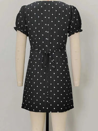 Polka Dot Puff Sleeve Mini Dress 100100739006180 69 Gifts for Her Jerry's Apparel 