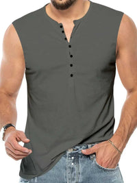 Men's Full Size Button Detail Tank Plus Size 100400805703277 50 Affordable Fashion Under $100 Jerry's Apparel 
