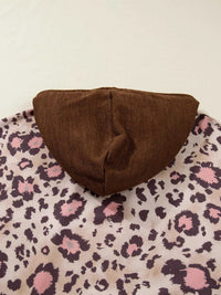 Plus Size Leopard Long Sleeve Drawstring Hoodie 100100648250327 39 Affordable Fashion Under $100 Jerry's Apparel 