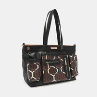 Geometric Pattern Large Handbag