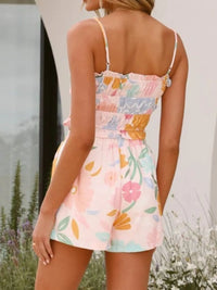 Printed Cami and Shorts Set