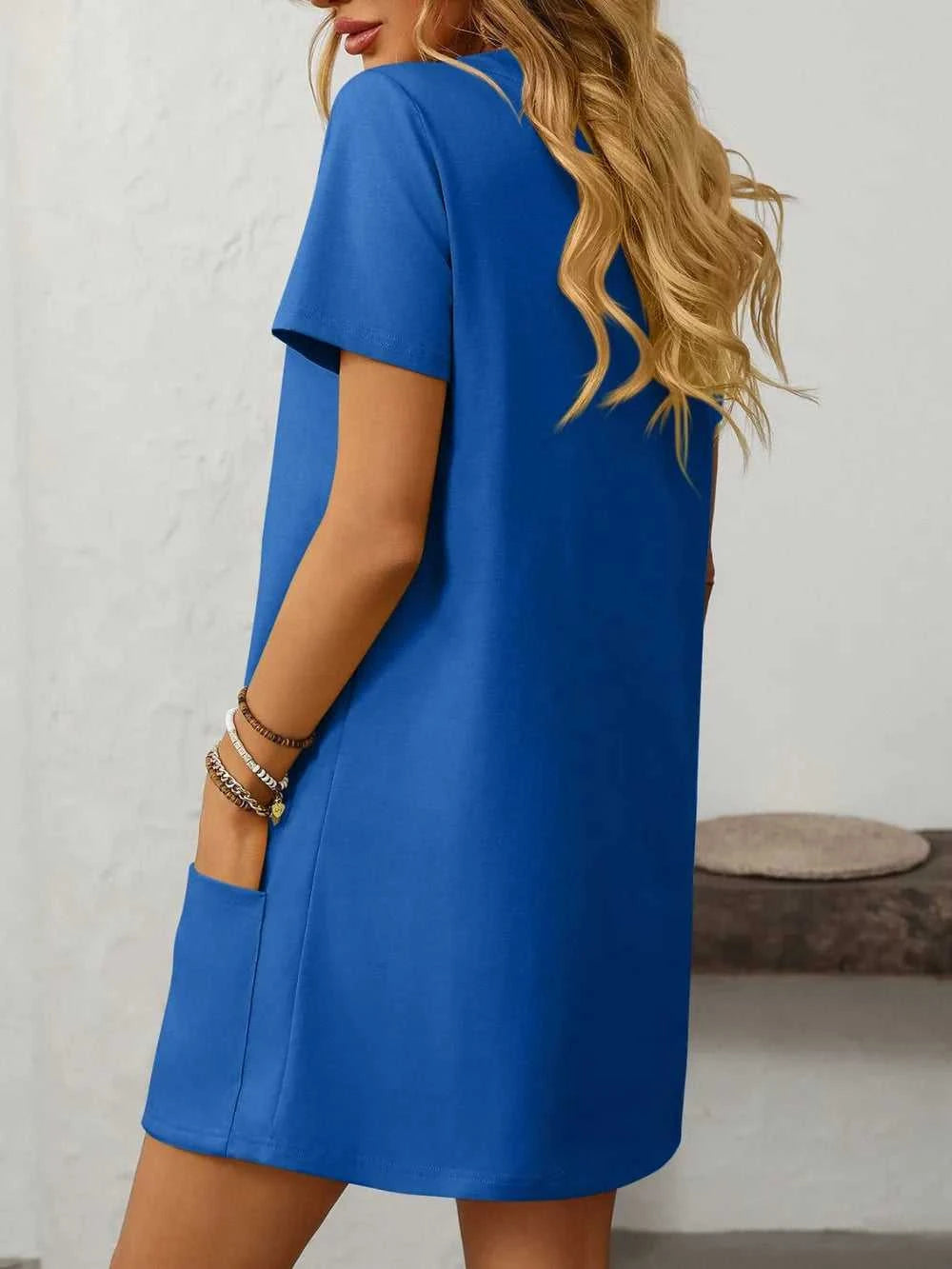 Mandy Square Neck Short Sleeve Mini Dress 100100588511470 24 Affordable Fashion Under $100 Jerry's Apparel 
