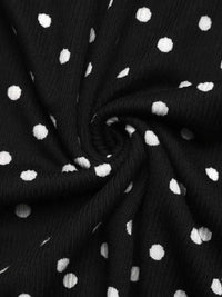 Polka Dot Long Sleeve Ruffle Hem Mini Dress 101001431407704 43 Gifts for Her Jerry's Apparel 