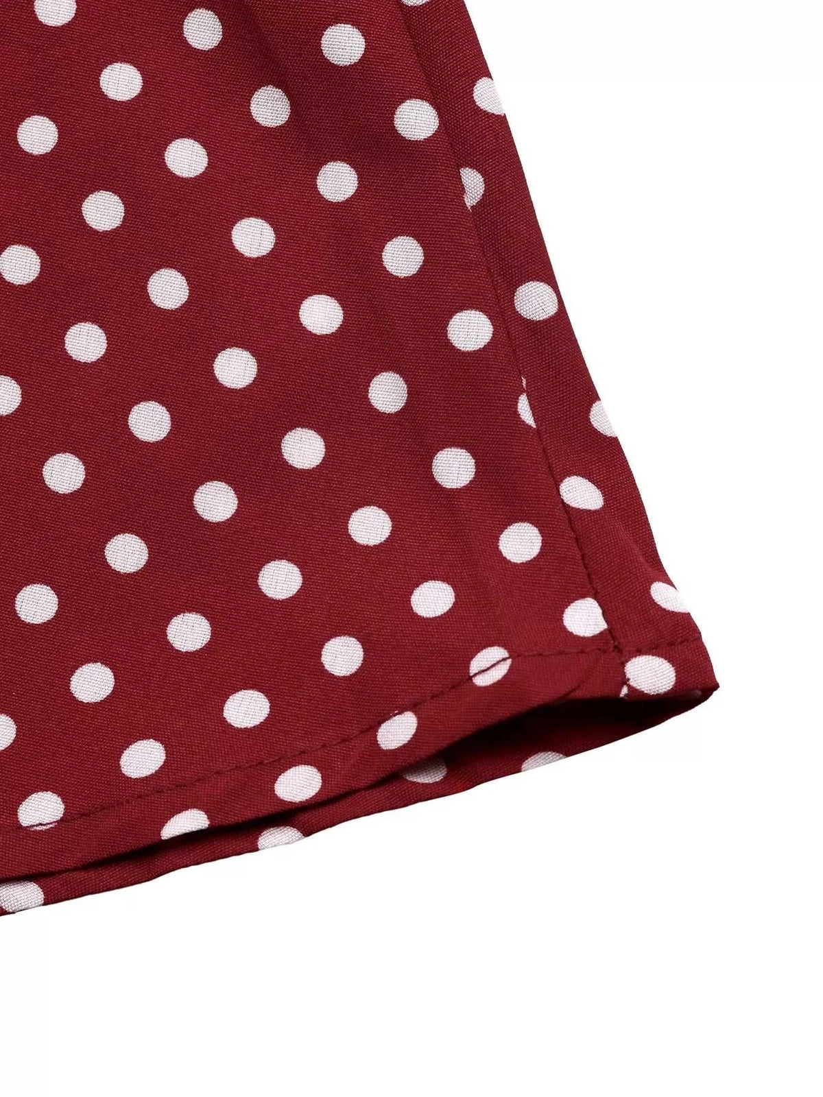 Square Neck Polka Dot Long Sleeve Maxi Dress 101001463928082 48 Affordable Fashion Under $100 Jerry's Apparel 