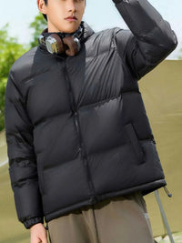 Men's Full Size Lightweight Packable Zip Up Puffer Jacket Plus Size 100400732652935 142 Fashion Forward Plus Size Clothing Jerry's Apparel 