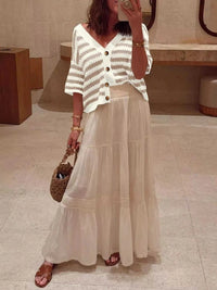 Striped Button Up Cardigan 100100464003213 48 Affordable Fashion Under $100 Jerry's Apparel 