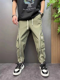 Men's Plus Size Stripe Cargo Joggers 100400722015234 46 Affordable Fashion Under $100 Jerry's Apparel 