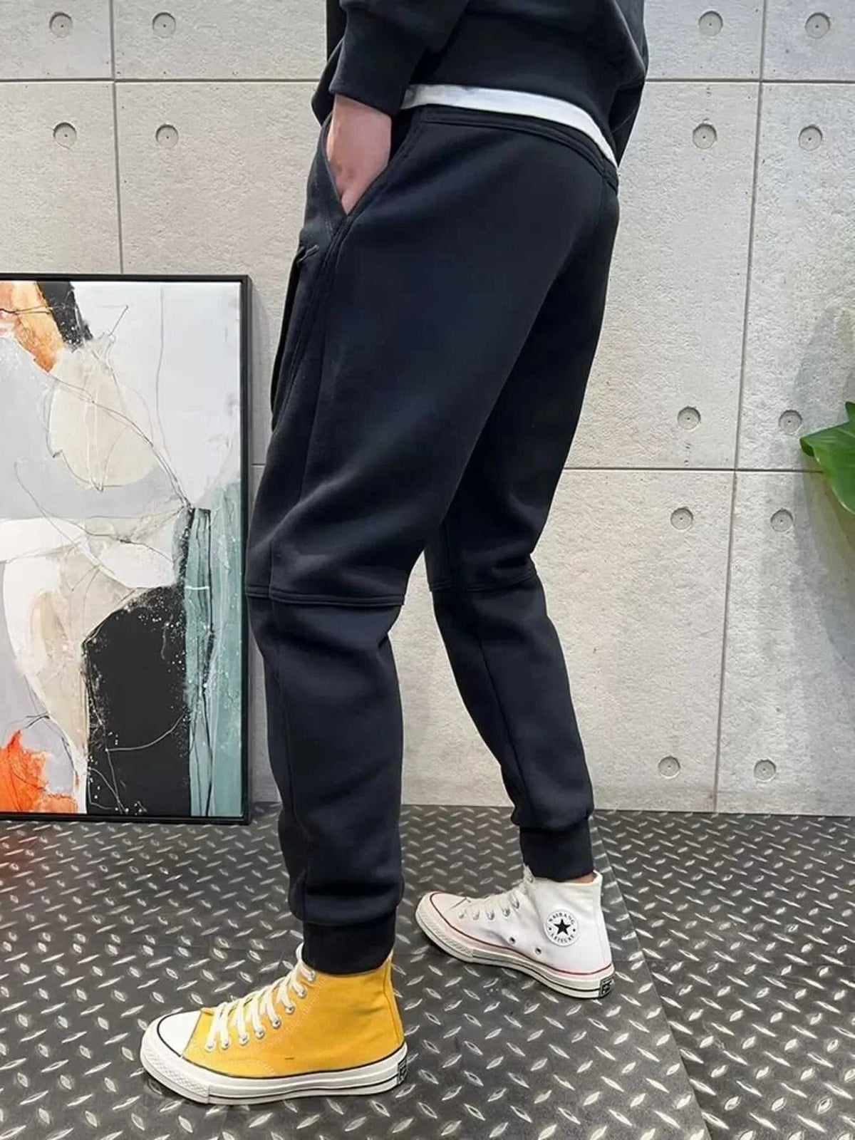 Men's Plus Size Drawstring Pocketed Joggers 100400904116613 43 Affordable Fashion Under $100 Jerry's Apparel 