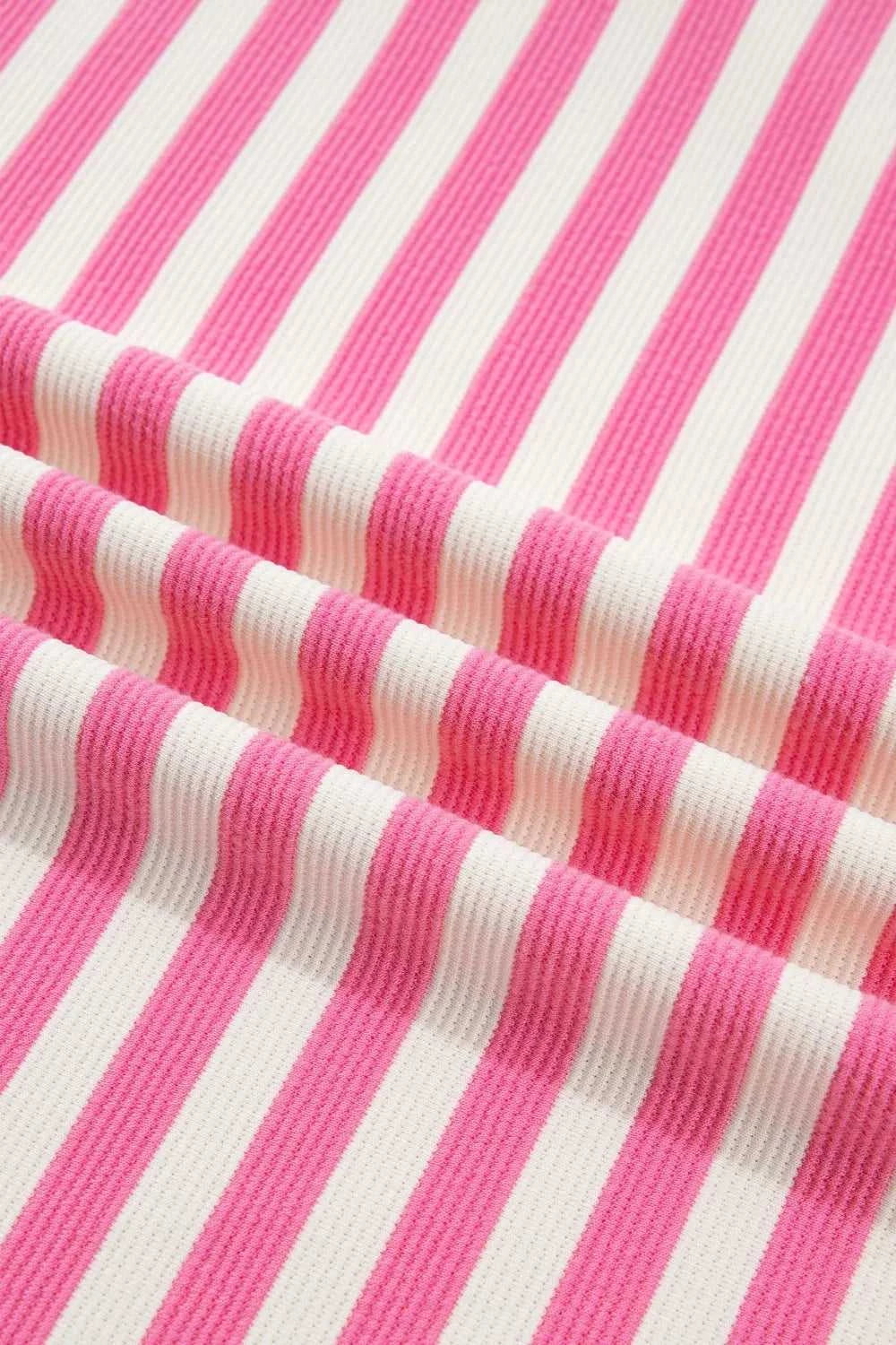 Stripe Contrast Patchwork Short Sleeve Loose Tee 100100172924459 30 Affordable Fashion Under $100 Jerry's Apparel 