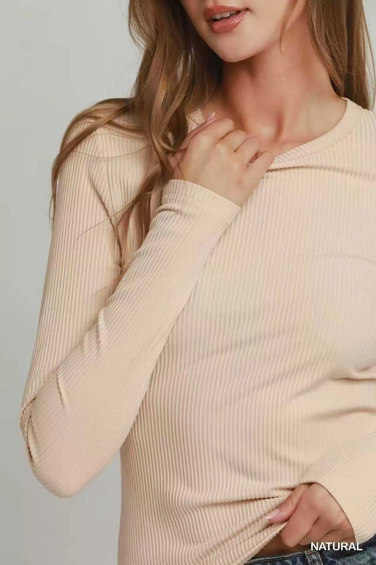 Umgee Brushed Rib Long Sleeve Top 100100587721460 34 Affordable Fashion Under $100 Jerry's Apparel 