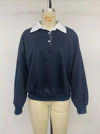 Button Detail Dropped Shoulder Sweatshirt 101001526803143 48 Affordable Fashion Under $100 Jerry's Apparel 