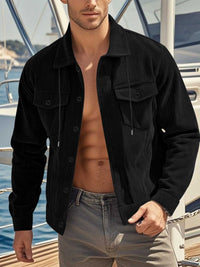 Men's Full Size Corduroy Button Up Casual Jacket Plus Size 100400073083215 54 Affordable Fashion Under $100 Jerry's Apparel 