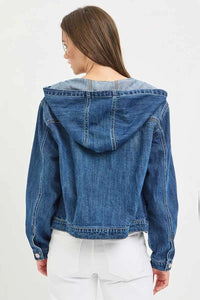 RISEN Basic Denim Jacket with Hoodie 100100918701266 72 Affordable Fashion Under $100 Jerry's Apparel 