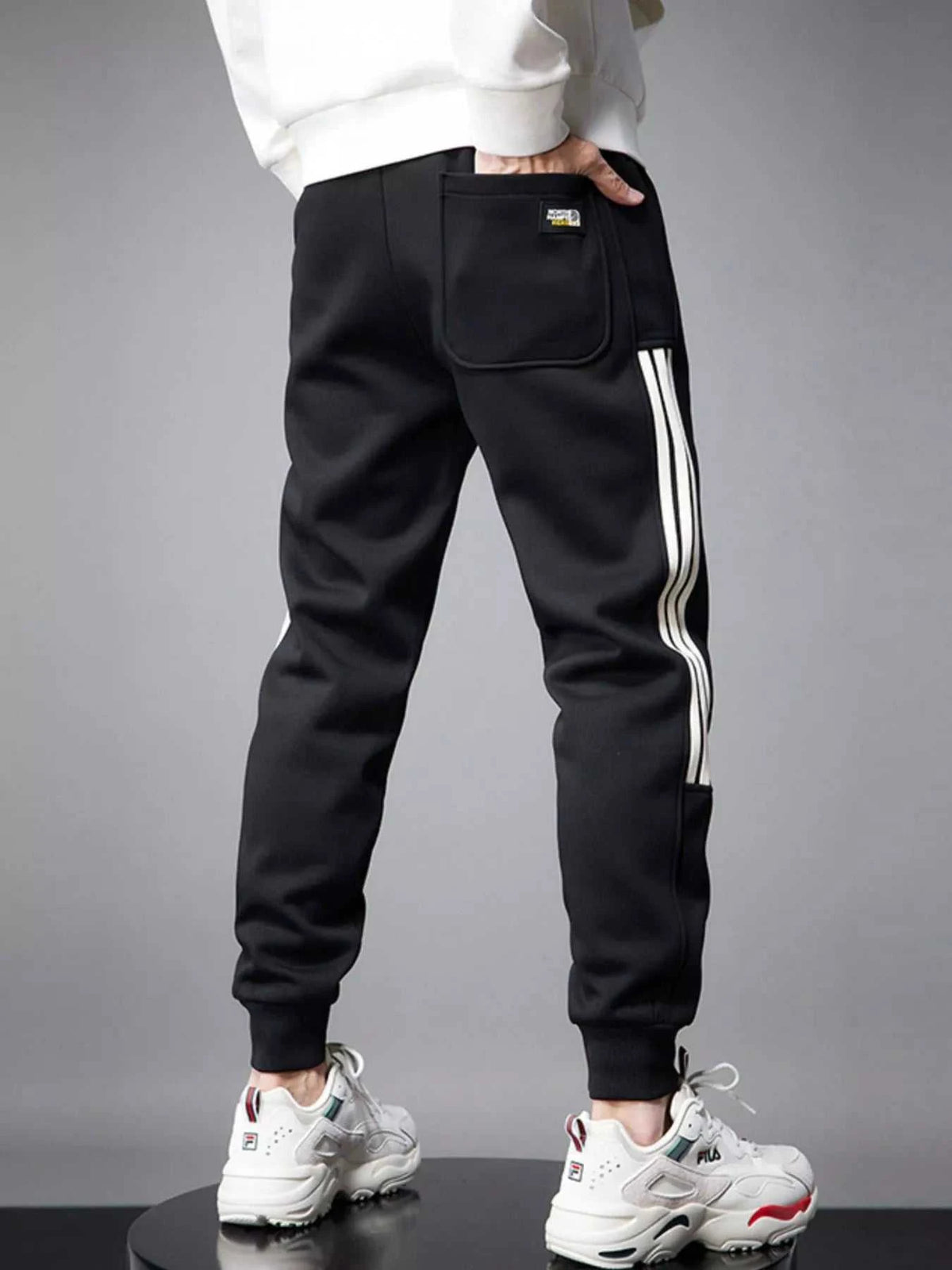 Men's Side Striped Drawstring Joggers 100400454027412 98 Affordable Fashion Under $100 Jerry's Apparel 