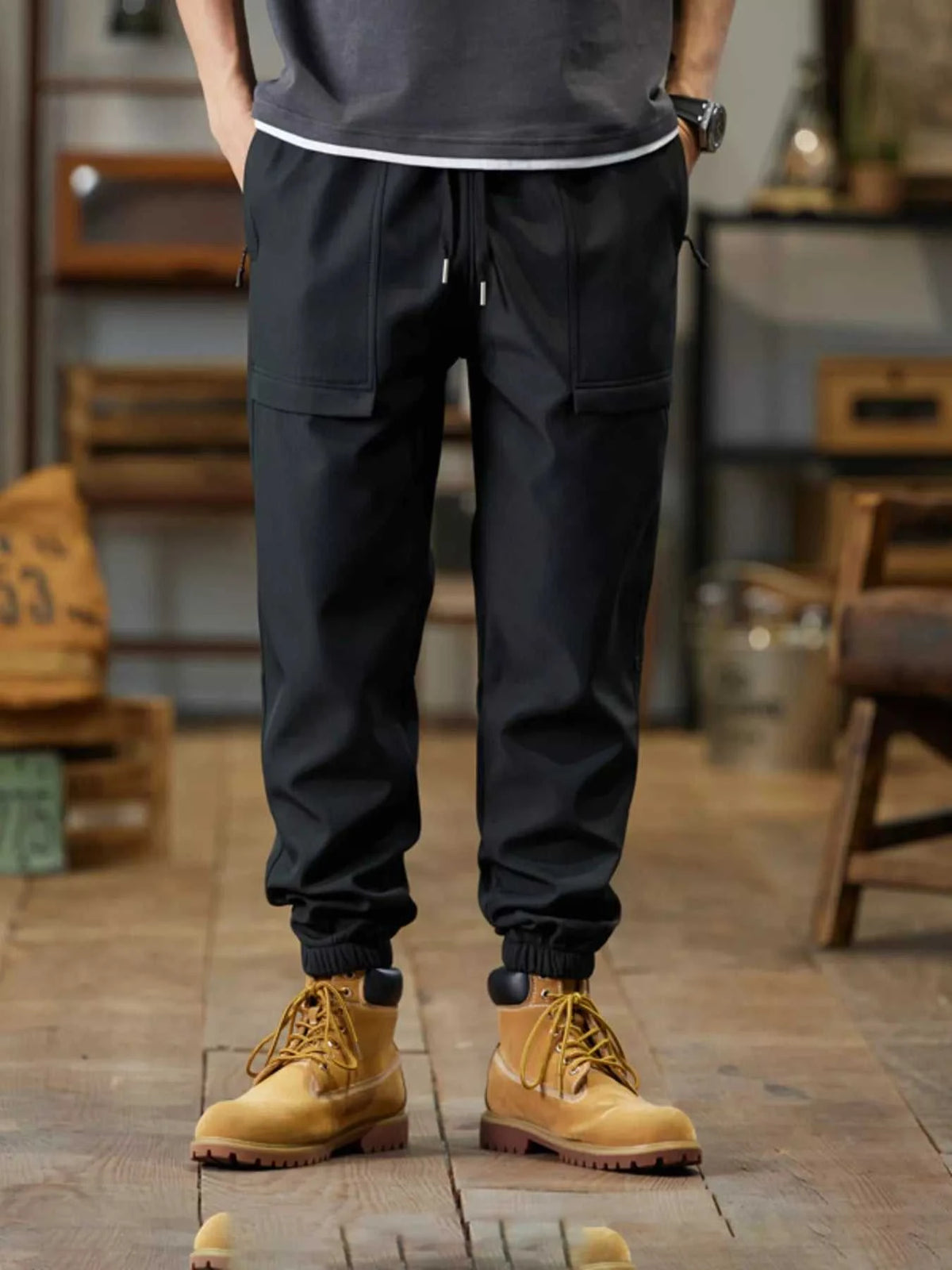 Men's Plus Size Casual Cargo Joggers 100400369273018 77 Affordable Fashion Under $100 Jerry's Apparel 