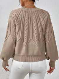 Cable Knit Long Sleeve Sweater 100100200217752 36 Affordable Fashion Under $100 Jerry's Apparel 