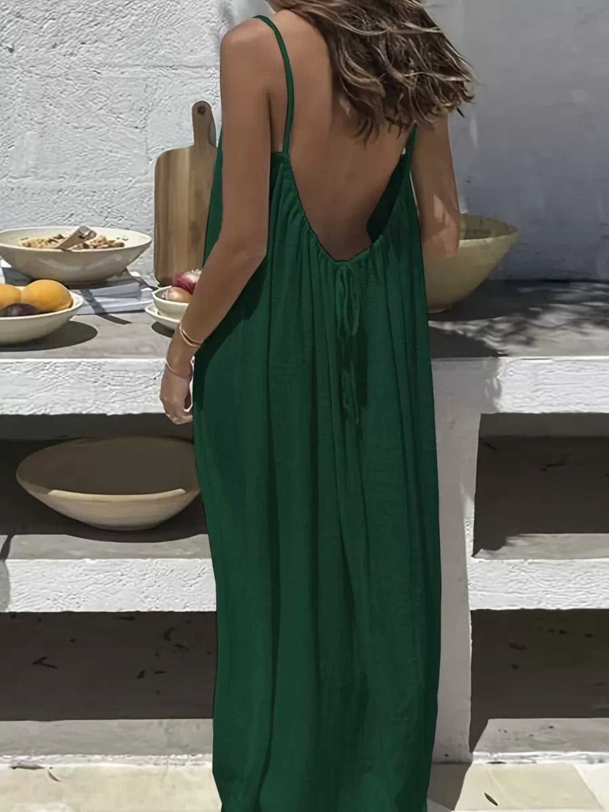 Full Size Backless Scoop Neck Maxi Dress Plus Size 100100427117994 25 Affordable Fashion Under $100 Jerry's Apparel 
