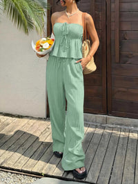 Tube Top and Wide-Leg Pants Set 100100877151663 41 Affordable Fashion Under $100 Jerry's Apparel 