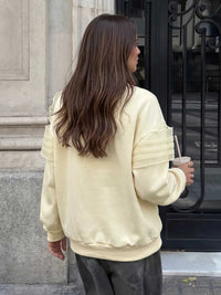 Bow Round Neck Long Sleeve Sweatshirt 100100219588007 39 Affordable Fashion Under $100 Jerry's Apparel 