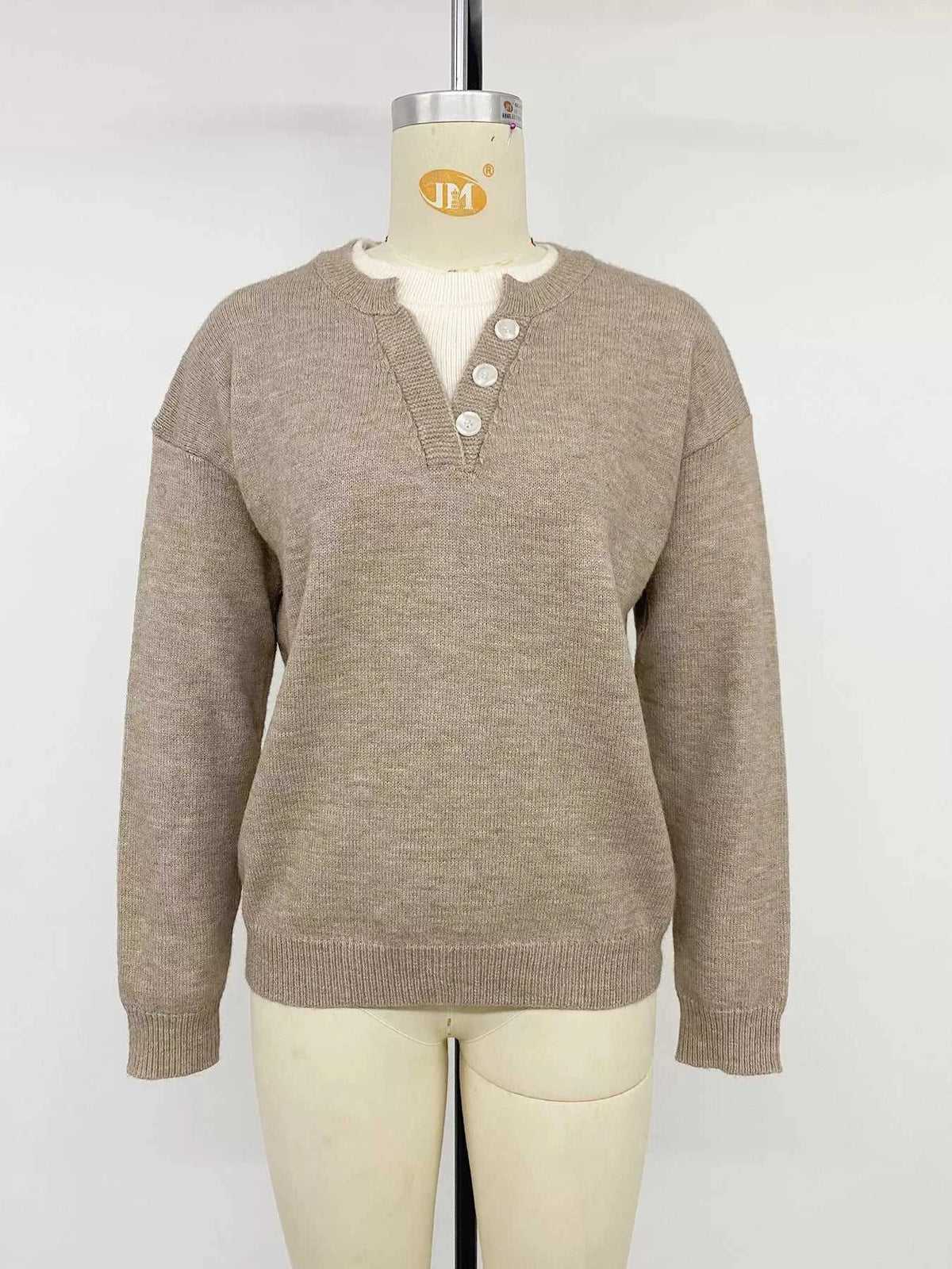 Dropped Shoulder Long Sleeve Sweater 100100679880888 40 Affordable Fashion Under $100 Jerry's Apparel 