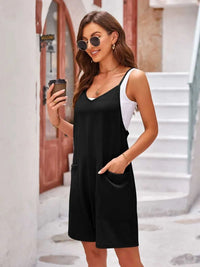 Lovelet Spaghetti Strap Romper with Pockets 100100861551903 26 Jerry's Apparel 