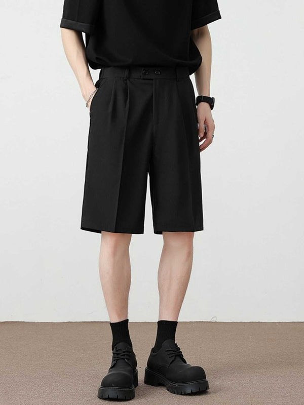 Men's Full Size Pleated Detail Loose Fit Shorts Plus Size 100400679377148 31 Affordable Fashion Under $100 Jerry's Apparel 