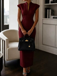 Slit Sleeveless Bodycon Midi Dress 101001165760167 45 Gifts for Her Jerry's Apparel 