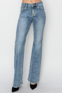 Full Size Mid Rise Bootcut Jeans