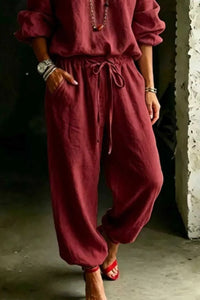 Full Size Off-Shoulder Top and Pants Set Plus Size 100100317389193 35 Affordable Fashion Under $100 Jerry's Apparel 