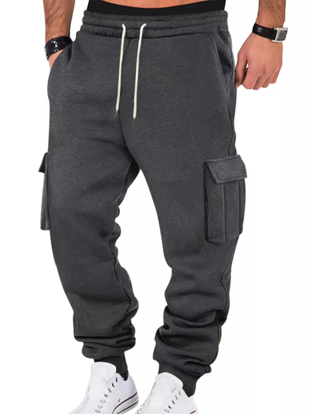 Men's Full Size Casual Joggers with Multi-Pocket Plus Size 100400257211490 36 Affordable Fashion Under $100 Jerry's Apparel 