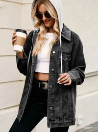 Button Up Long Sleeve Denim Jacket 100100316291883 79 Affordable Fashion Under $100 Jerry's Apparel 