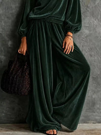 Quarter-Zip Sweatshirt and Wide-Leg Pants 101001764469874 74 Affordable Fashion Under $100 Jerry's Apparel 