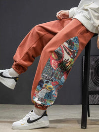 Men's Plus Size Printed Side Panel Joggers 100400656323805 79 Affordable Fashion Under $100 Jerry's Apparel 