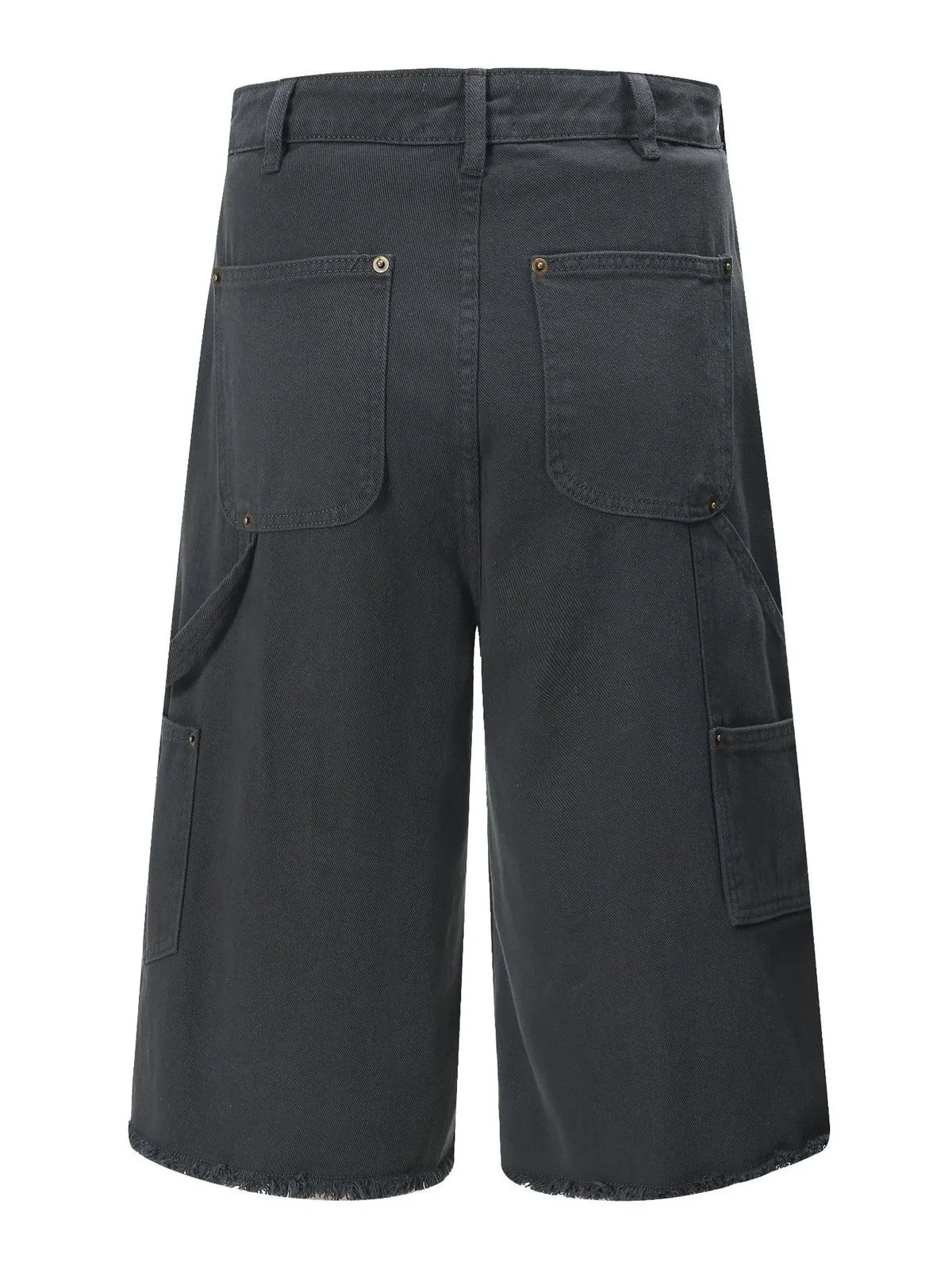 Men's Wide Leg Denim Shorts