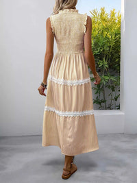 Striped Smocked Sleeveless Tiered Midi Dress 100100055203961 49 Affordable Fashion Under $100 Jerry's Apparel 