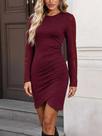 Long-Sleeve Sequin-Trimmed Bodycon Dress 101001788842760 45 Affordable Fashion Under $100 Jerry's Apparel 