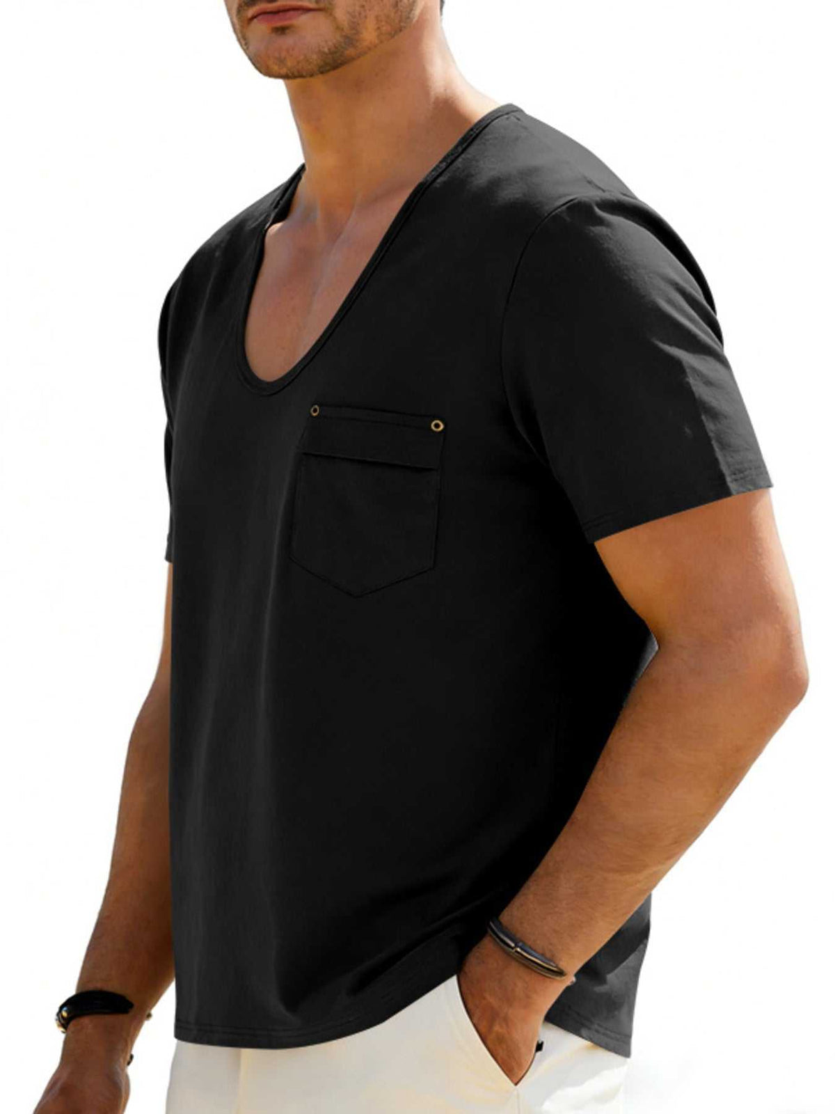Men's Full Size Short Sleeve Pocket T-Shirt Plus Size 100400354599471 23 Affordable Fashion Under $100 Jerry's Apparel 