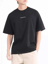 Men's Plus Size Letter Round Neck Oversized T-Shirt 100400327486906 48 Affordable Fashion Under $100 Jerry's Apparel 