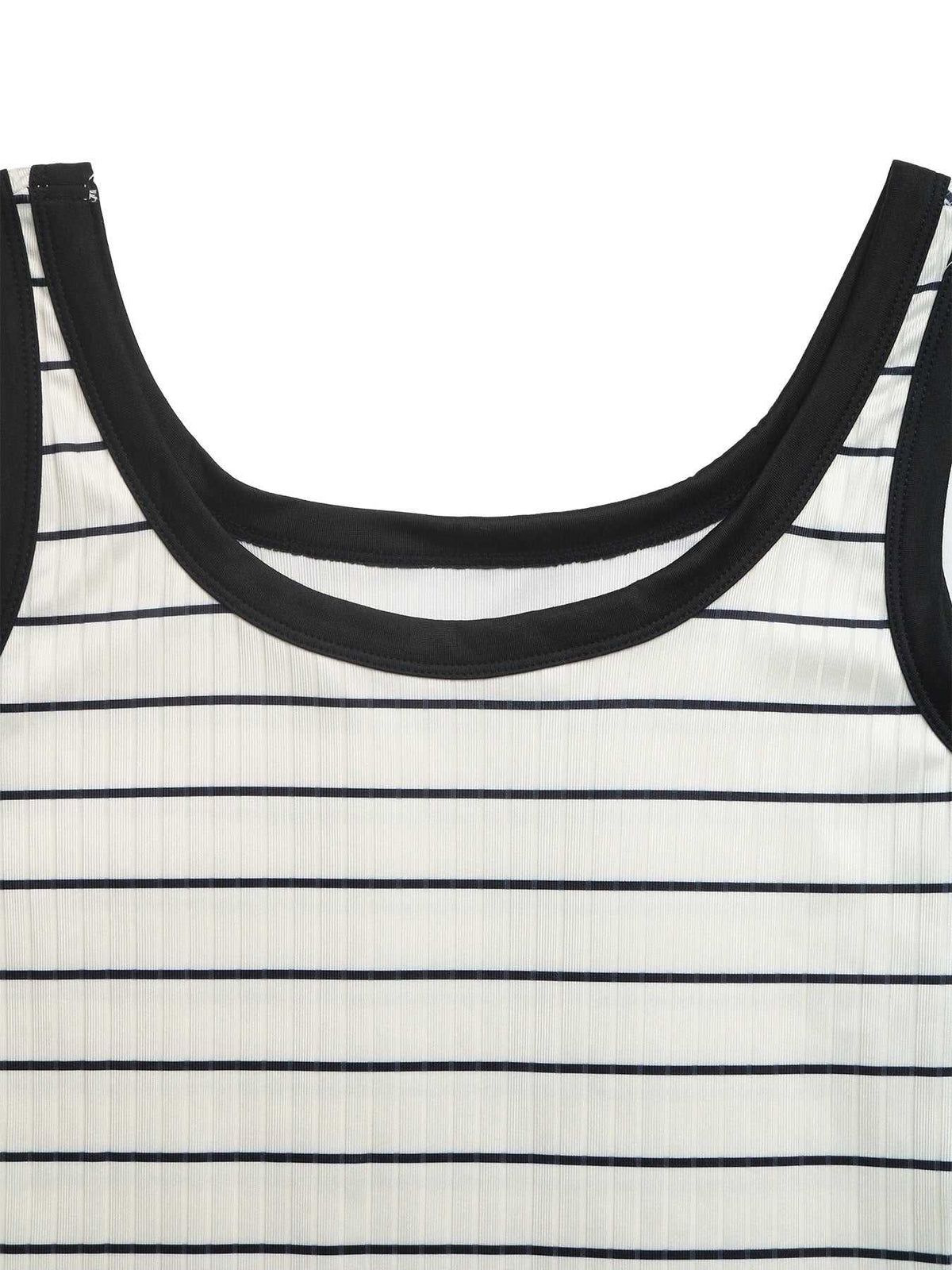 Striped Sleeveless Ribbed Knit Midi Dress 100100703196350 26 Affordable Fashion Under $100 Jerry's Apparel 