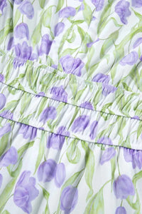 Floral Print Contrast Trim Midi Dress 100100457560919 63 Affordable Fashion Under $100 Jerry's Apparel 