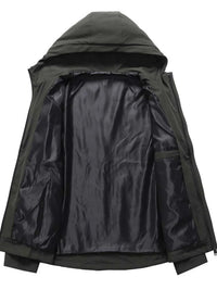 Men's Plus Size Hooded Windproof Casual Jacket 100400968163962 58 Affordable Fashion Under $100 Jerry's Apparel 