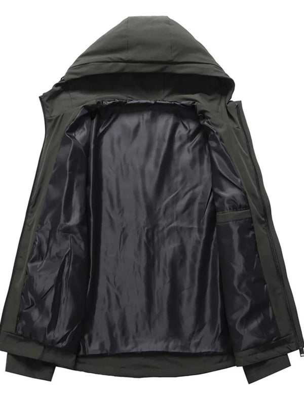 Men's Plus Size Hooded Windproof Casual Jacket 100400968163962 58 Affordable Fashion Under $100 Jerry's Apparel 