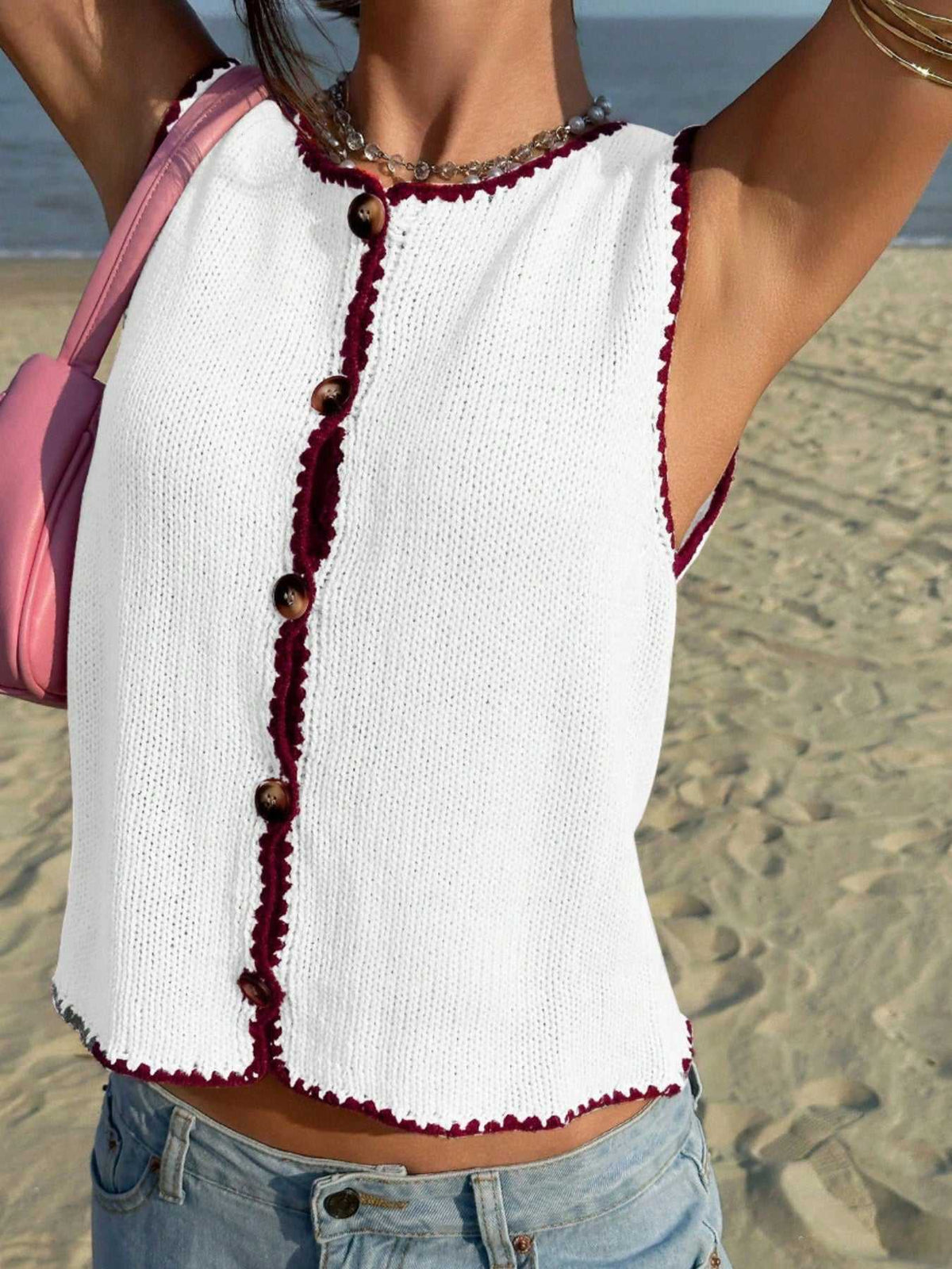 Button-Down Sweater Vest 100100666298845 32 Affordable Fashion Under $100 Jerry's Apparel 
