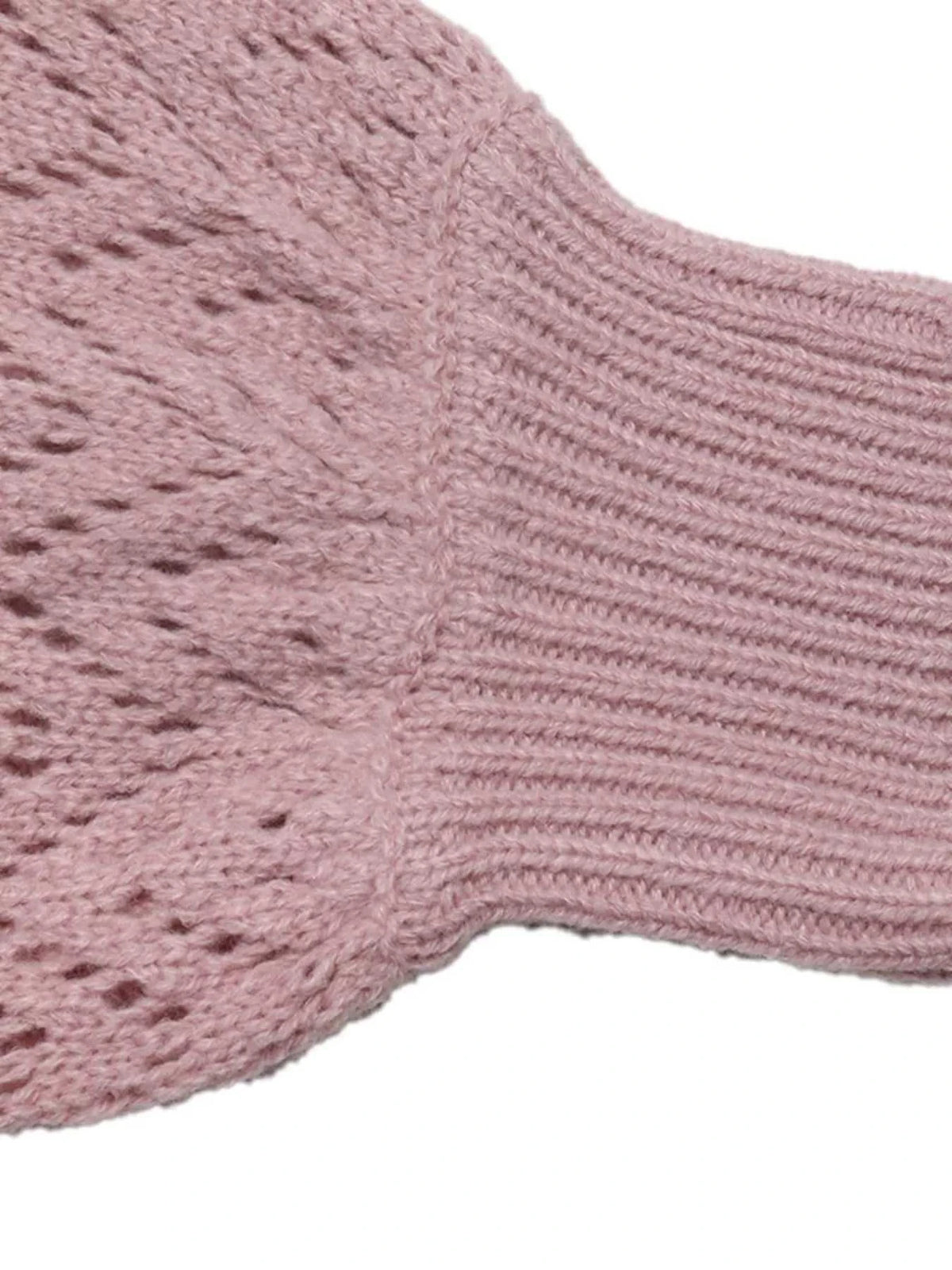 V-Neck Openwork Long Sleeve Sweater 100100123464940 41 Affordable Fashion Under $100 Jerry's Apparel 