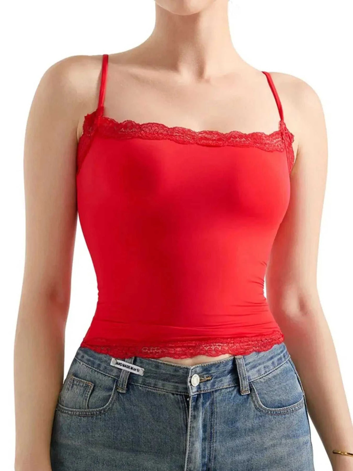Lace Trim Cami Top 100100194437345 21 Affordable Fashion Under $100 Jerry's Apparel 